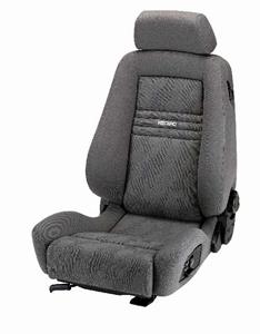 Recaro Ergomed E Nardo grey / Artista grey passengers side with ABE, with climate package (seat climate control and heating)